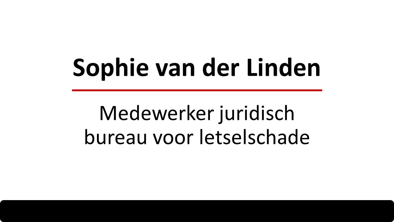 Klantervaring Sophie van der Linden