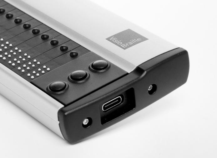 Brailleleesregel Vario 440 USB poort